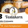 Schoko-Croissant Etikett Vorderseite