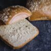 Party-Roggenbrötchen Nahaufnahme