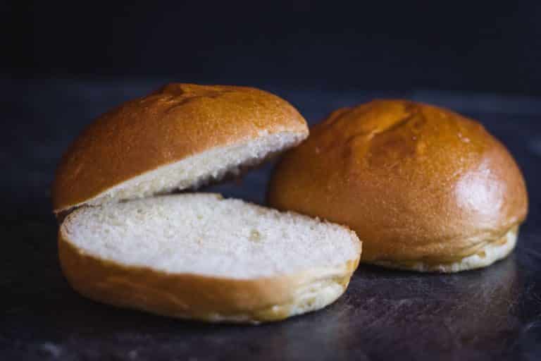 Milchbrötchen Nahaufname