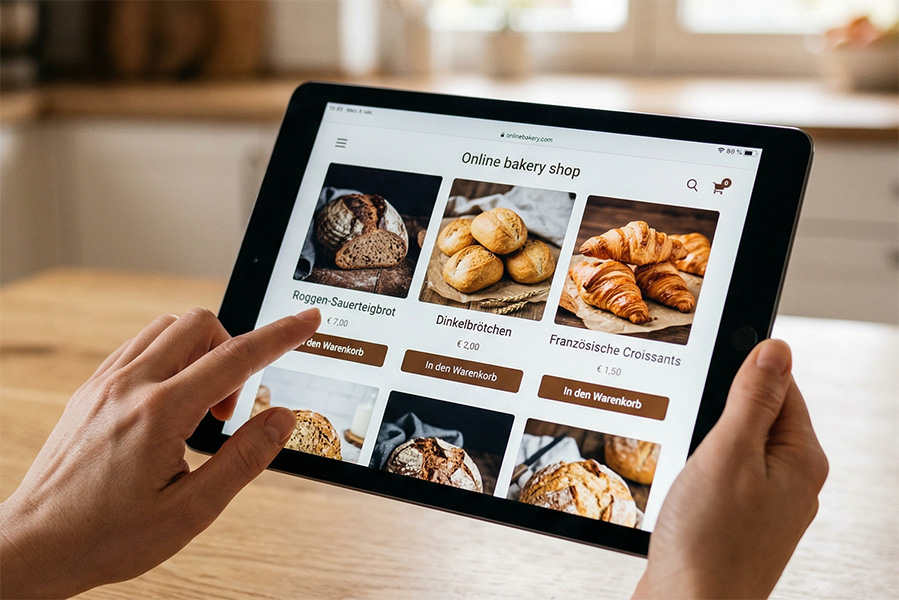 Online-Bäckerei Vestakorn